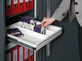 Pull Out Data Basket - 237 mm Width - Fire Star