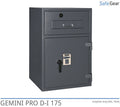 Gemini Pro D-I 340 Deposit Safe (384 L) - Burglary Test D-I - Key Lock