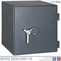 Office Data Star 115 Coffre De Données ignifuge – (228 bandes LTO) – Classe de test antivol S2 / test de résistance au feu : 60 min