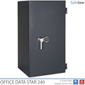 Office Data Star 240 Coffre De Données ignifuge – (456 bandes LTO) – Classe de résistance à l’effraction S2 / Test de résistance au feu de 60 min