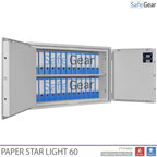 Paper Star Light 60 Coffre-fort Documentaire - 28 Classeurs - Test d'effraction S2 / Test feu 30 min