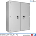 Paper Star Light 70 Coffre-fort Documentaire - 56 Classeurs - Test d'effraction S2 / Test feu 30 min