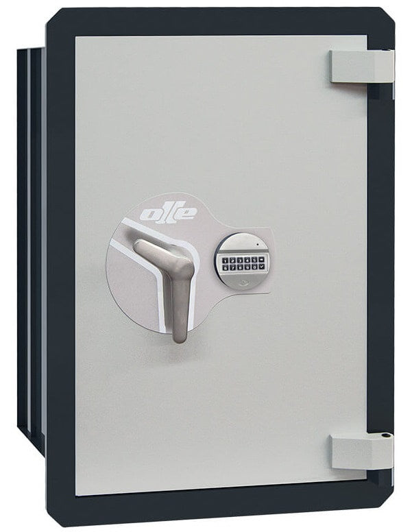 Ollé I-4 Grade 1 wall safe with electronic lock, front view
