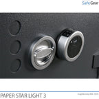 Paper Star Light 3 Coffre-fort Ignifuge - 5 Classeurs - Test d'effraction Grade S2 / Test feu 30 min