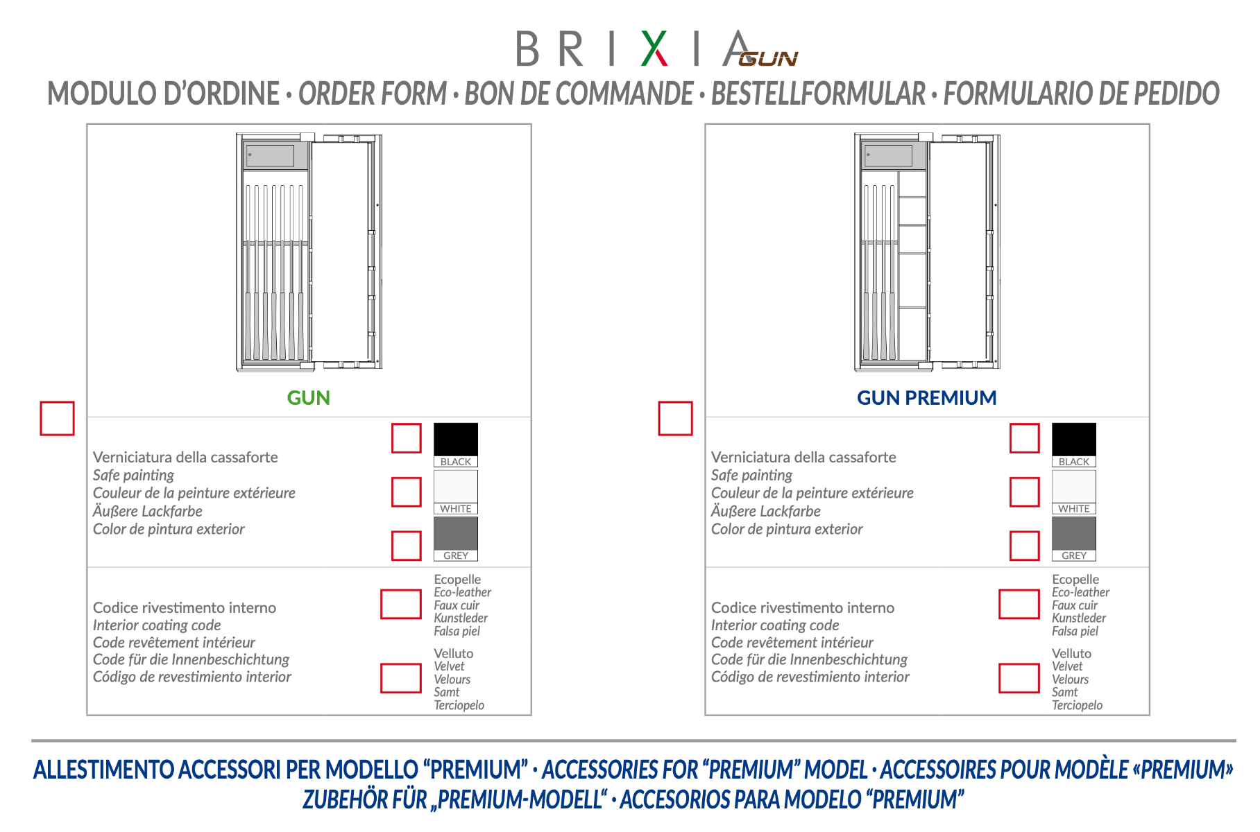 Coffre-Fort Pour Armes Brixia - Test anti-effraction Classe 1