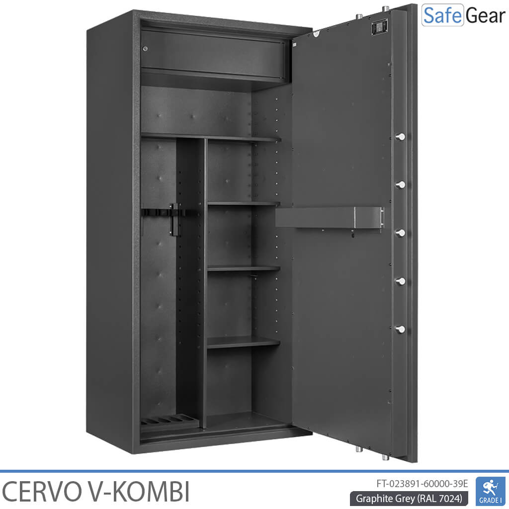 Cervo V Combi - Armoire à fusils - (7 fusils) - Test anti-effraction Classe 1