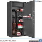 Cervo V Combi - Armoire à fusils - (7 fusils) - Test anti-effraction Classe 1