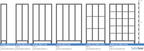 Vestiaire S3000 avec 4 compartiments (49010-40) - cadenas