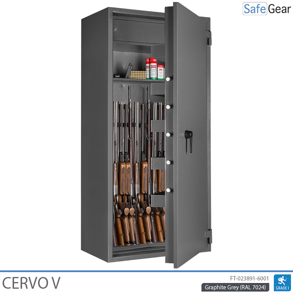 Cervo V - Armoire à fusils - (14 fusils) - Test anti-effraction Classe 1