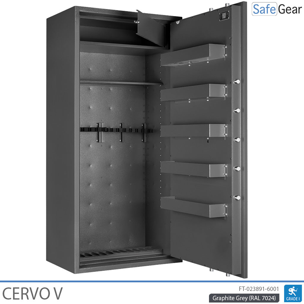Cervo V - Armoire à fusils - (14 fusils) - Test anti-effraction Classe 1