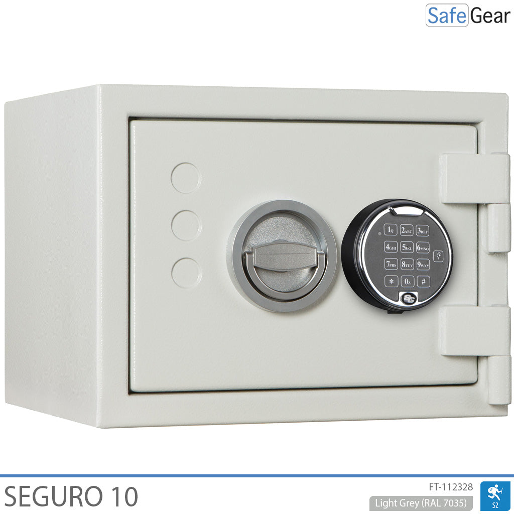 Seguro 10 - Coffre-Fort (11 Litres) - Classe S2 testée contre le cambriolage