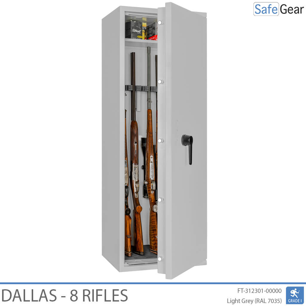 Dallas - Coffre-Fort Pour Armes (8 fusils) - Test anti-effraction Classe 1