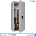 Dallas - Coffre-Fort Pour Armes (10 fusils) - Test anti-effraction Classe 1