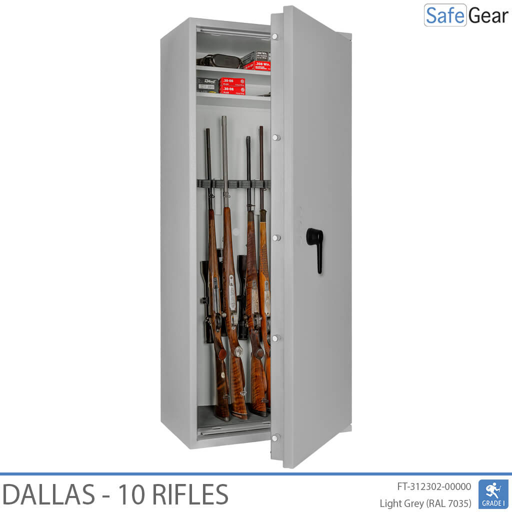 Dallas - Coffre-Fort Pour Armes (10 fusils) - Test anti-effraction Classe 1