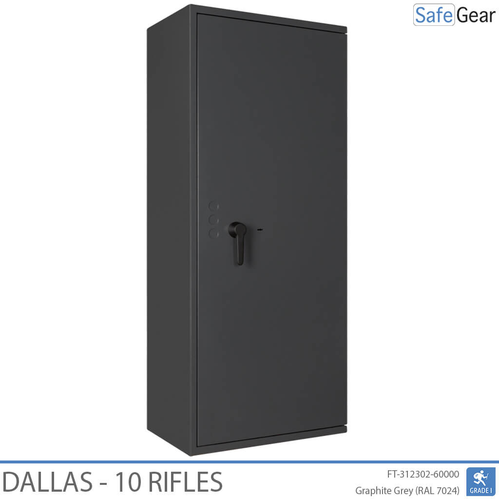 Dallas - Coffre-Fort Pour Armes (10 fusils) - Test anti-effraction Classe 1