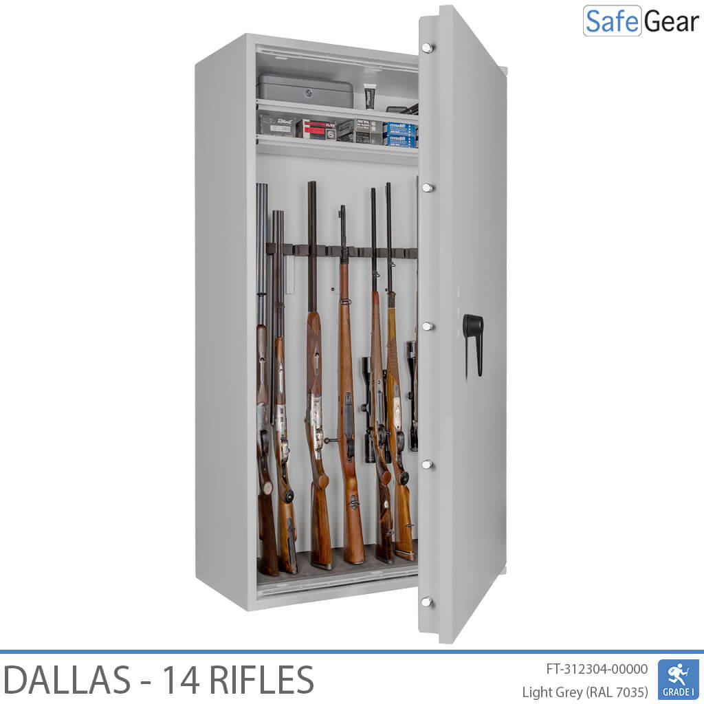 Dallas - Coffre-Fort Pour Armes (14 fusils) - Test antivol Classe 1