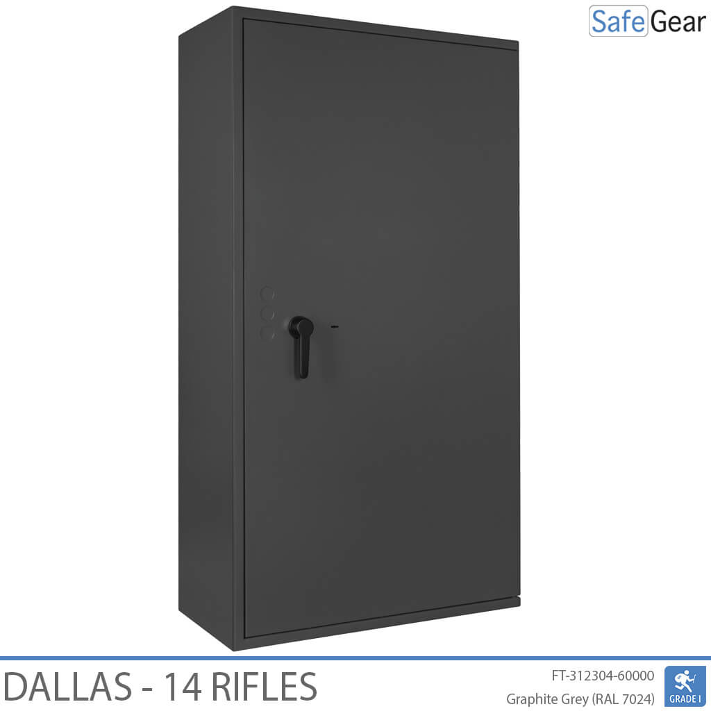 Dallas - Coffre-Fort Pour Armes (14 fusils) - Test antivol Classe 1