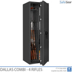 Dallas Combi - Coffre-Fort Pour Armes (4 fusils) - Test anti-effraction Classe 1