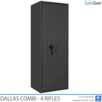 Dallas Combi - Coffre-Fort Pour Armes (4 fusils) - Test anti-effraction Classe 1