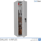 Dallas - Coffre-Fort Pour Armes (6 fusils) - Test anti-effraction Classe 1