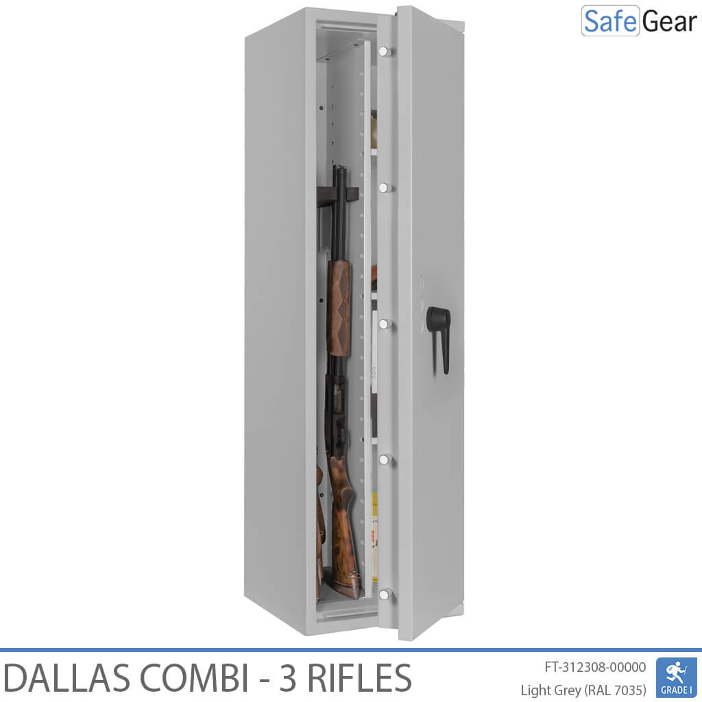 Dallas Combi - Coffre-Fort Pour Armes (3 fusils) - Test anti-effraction Classe 1