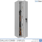 Dallas Combi - Coffre-Fort Pour Armes (3 fusils) - Test anti-effraction Classe 1
