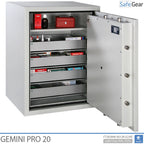 Gemini Pro 40 - Coffre-Fort de pharmacie (180 litres) - 6 tiroirs - Test anti-effraction Classe I
