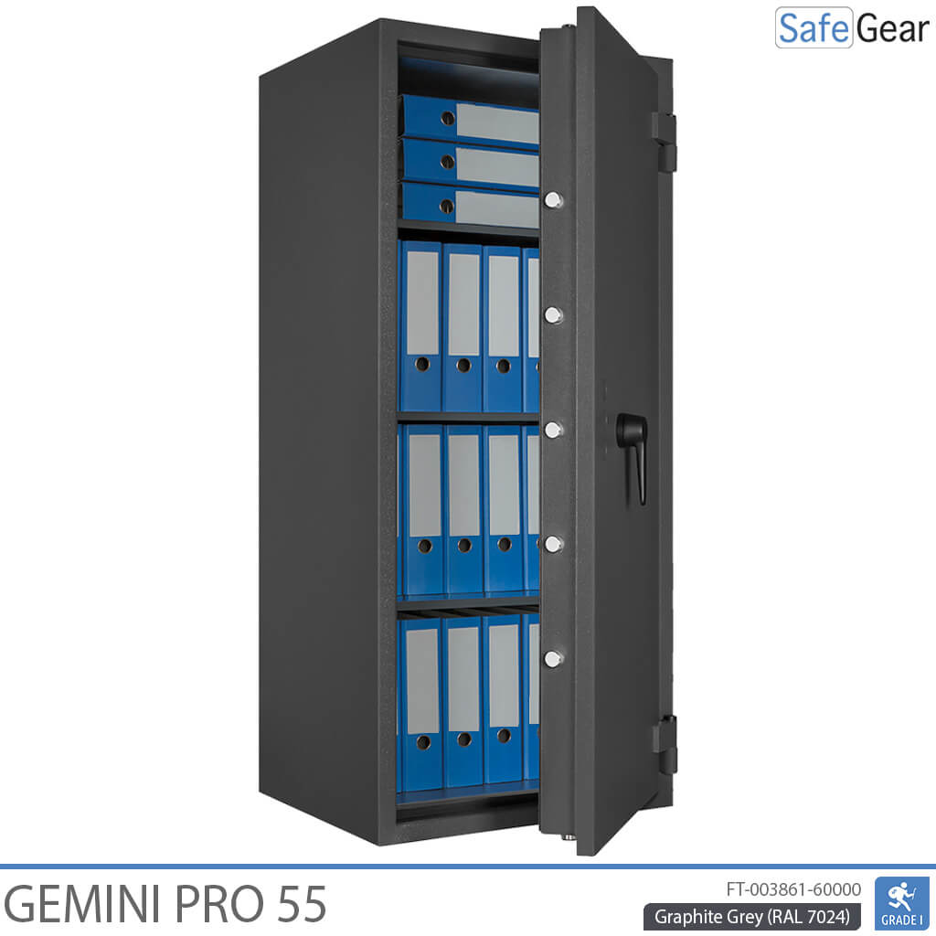 Gemini Pro 55 - Coffre-fort de sécurité (292 litres) - Classement test cambriolage 1