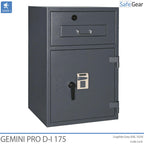 Gemini Pro D-I 340 Deposit Safe (384 L) - Burglary Test D-I - Key Lock