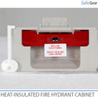 Enrouleur de tuyau calorifugé et Armoire Anti-Incendie