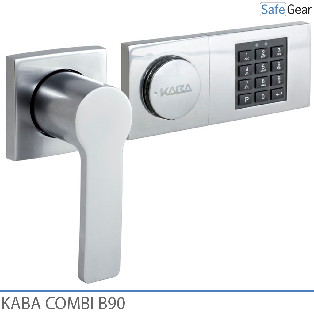 Serrure à combinaison Kaba Combi B90 pour coffre-fort avec clé d'urgence