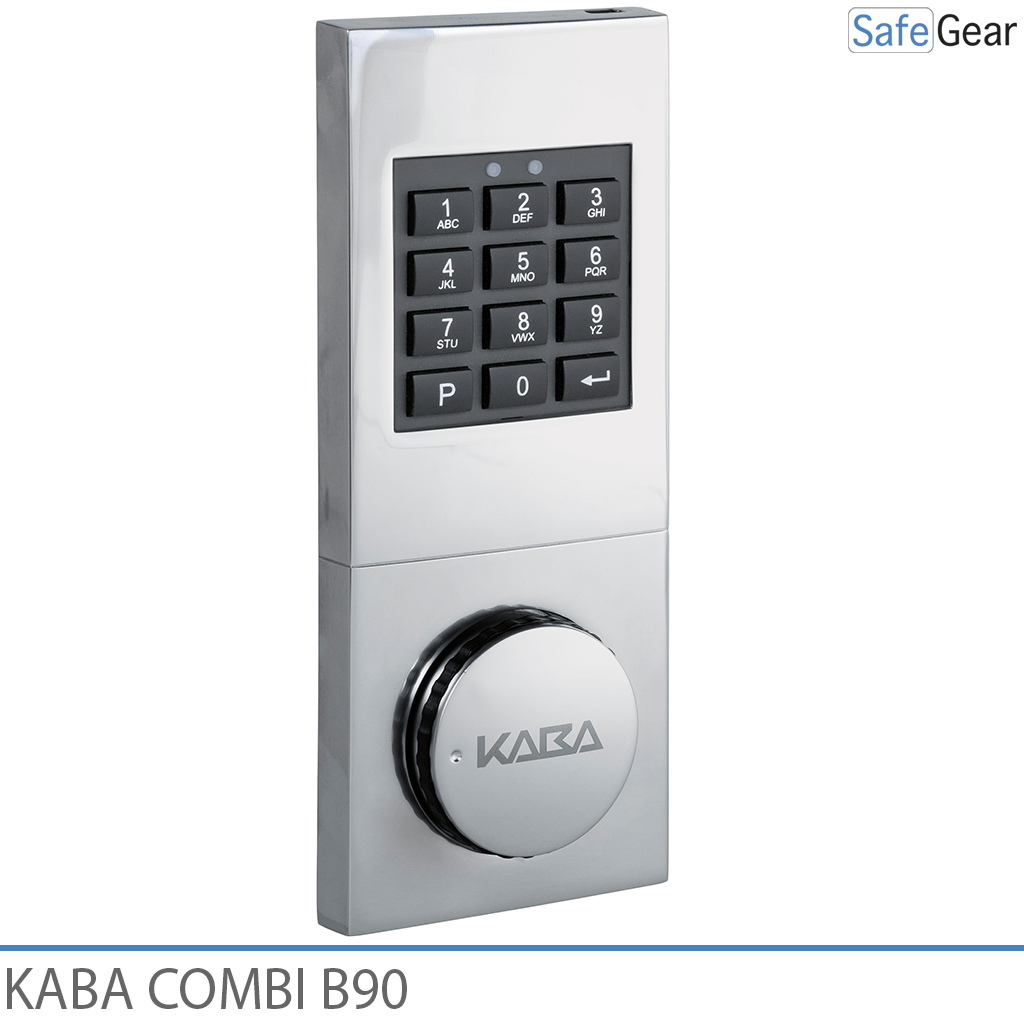 Serrure à combinaison Kaba Combi B90 pour coffre-fort avec clé d'urgence