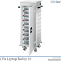Chariot pour ordinateurs portables LFW - 10 ordinateurs portables avec recharge