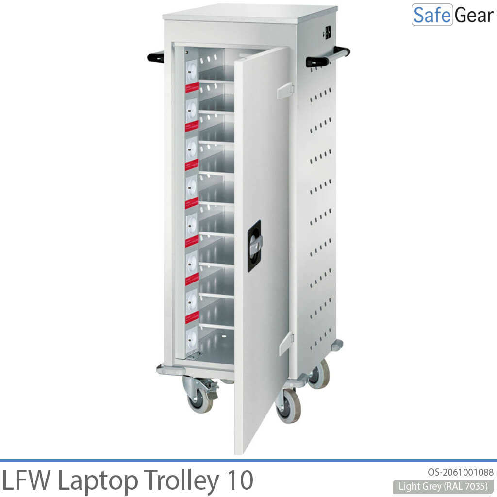 Chariot pour ordinateurs portables LFW - 10 ordinateurs portables avec recharge