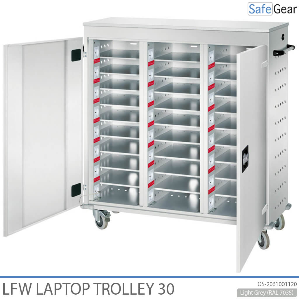 Chariot pour ordinateurs portables LFW - 30 ordinateurs portables avec recharge