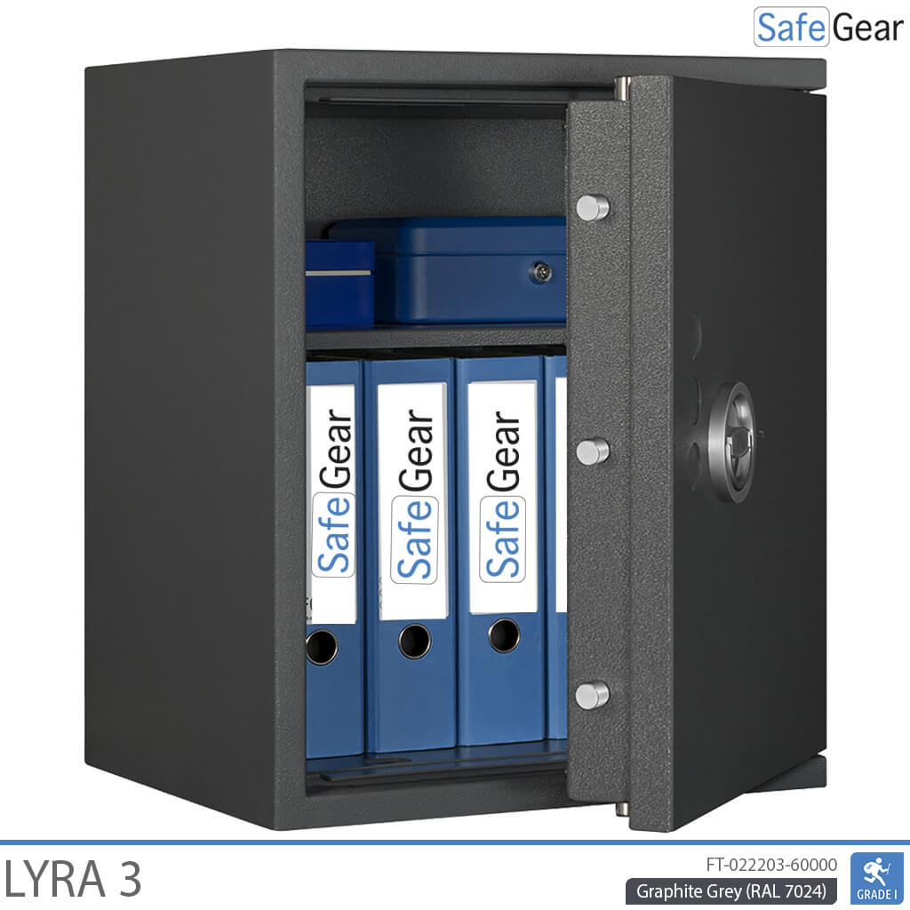 Lyra 3 - Coffre-Fort de sécurité (66 Liters) - Test anti-effraction Classe 1