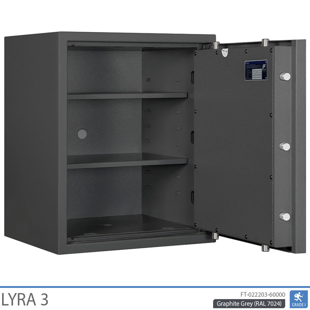 Lyra 3 - Coffre-Fort de sécurité (66 Liters) - Test anti-effraction Classe 1