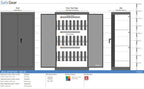 Zeus 18 - Coffre-fort pour ordinateurs portables (24 ordinateurs portables) - serrure à clé
