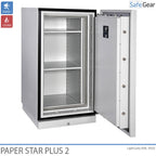 Paper Star Plus 2 Armoire Anti-Incendie (141 L) - Test anti-effraction Classe I / Test au feu 120 min