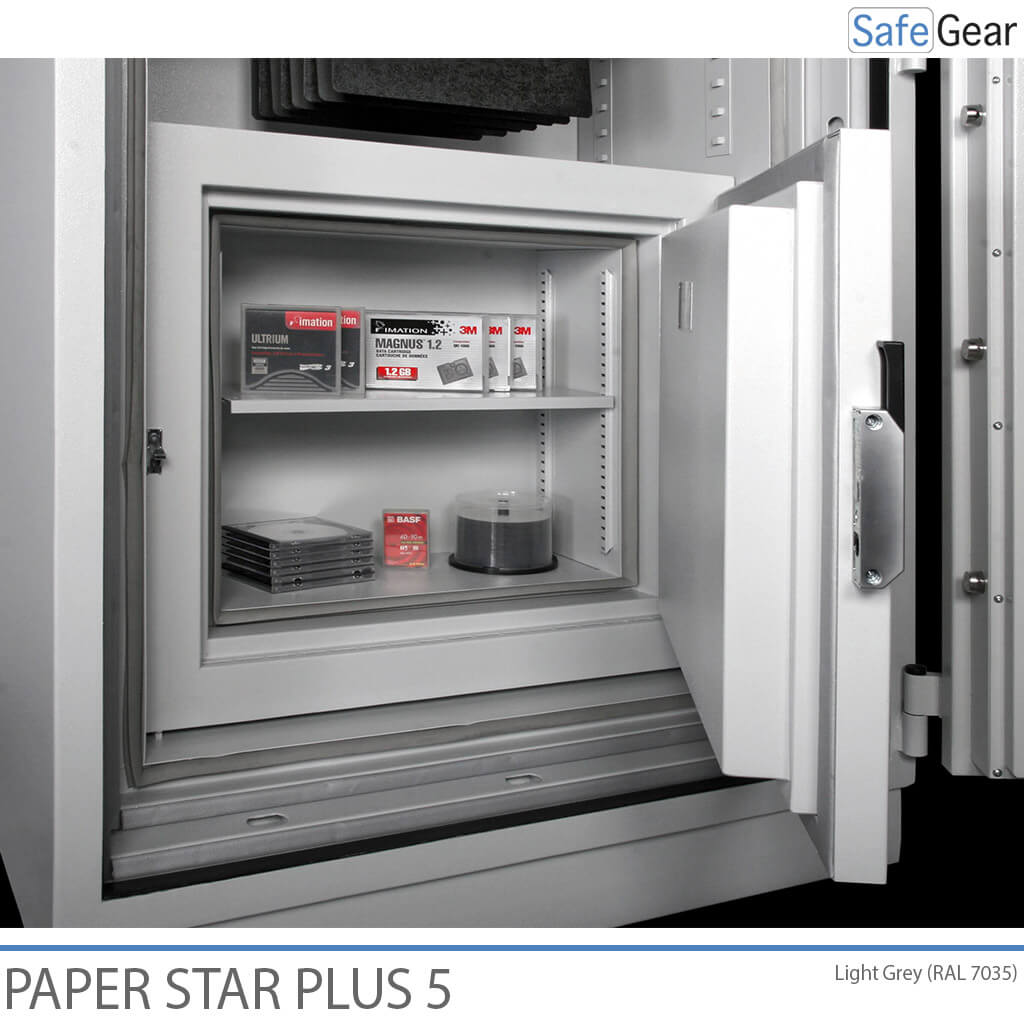 Paper Star Plus 5 Armoire Anti-Incendie (560 L) - Test anti-effraction Classe I / Test au feu 120 min