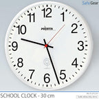 Horloge Scolaire analogique - Intérieure - Ronde - 40 cm