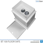 Coffre-Fort de sol anti-effraction BT 100 (44 L) - Test anti-effraction Classe 1