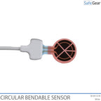 Capteur d'étiquette circulaire flexible