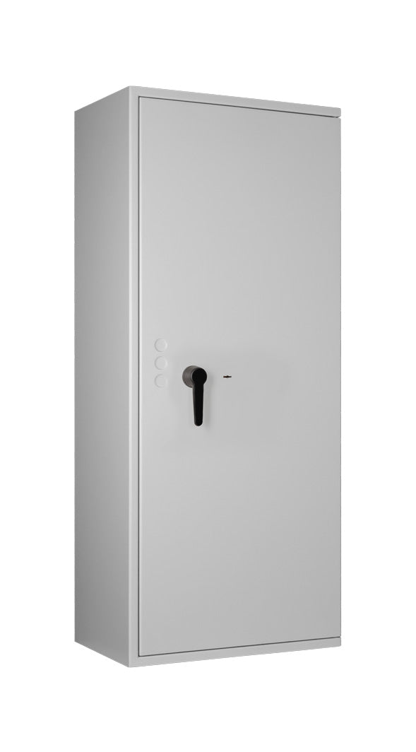 STC 3-360 AS Kombi car key safe in Light Grey, door closed