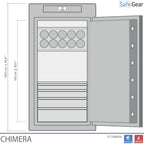 Coffre-Fort De Luxe - CHIMERA - Serrure électronique