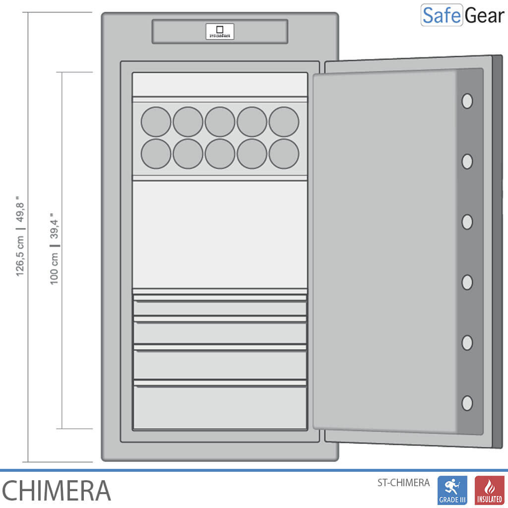 Coffre-Fort De Luxe - CHIMERA - Serrure électronique