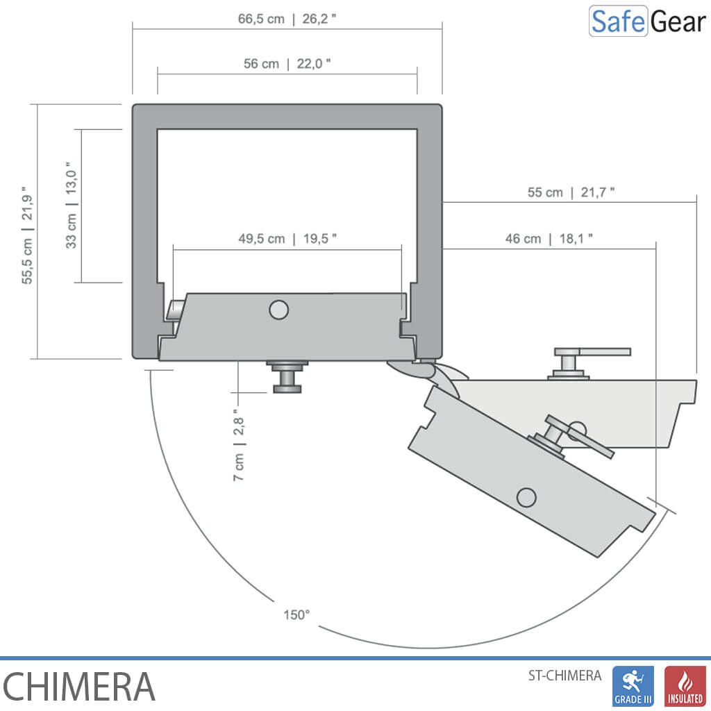 Coffre-Fort De Luxe - CHIMERA - Serrure électronique