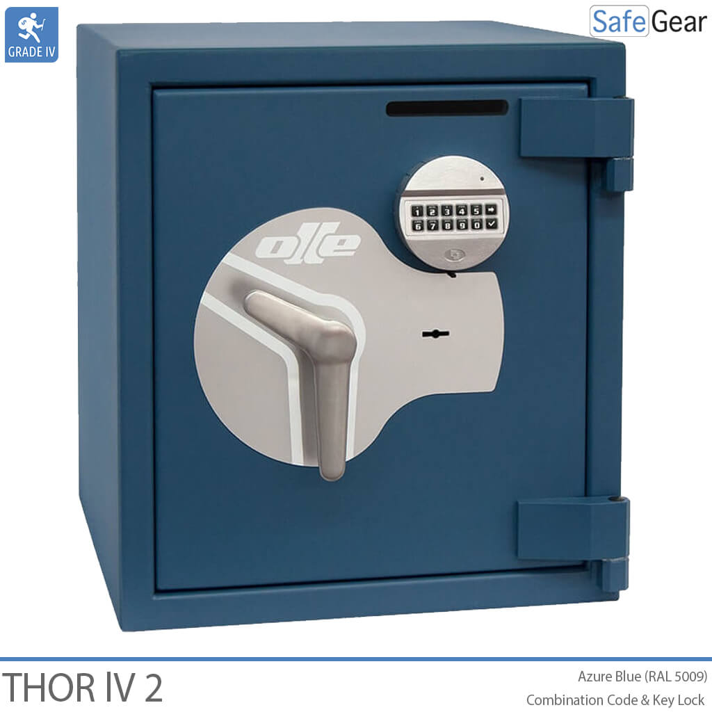 Thor IV rangement (45L) - Test anti-effraction Classe 4 - Serrure À Code et serrure à clé