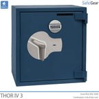 Thor IV rangement (100L) - Test anti-effraction Classe 4 - Serrure À Code et serrure à clé