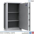 VCO 10 Coffre-fort mural (139 L) - Test anti-effraction Classe 1 - Gris clair - Serrure à clé